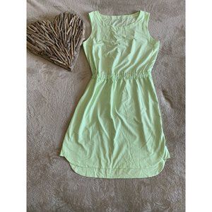ATHLETA Astra Bright Green Sleeveless Dress